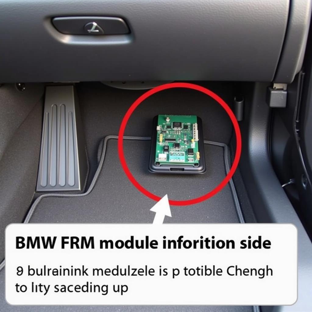 2006 BMW 550i FRM Module Location - Identifying the FRM module in a 2006 BMW 550i