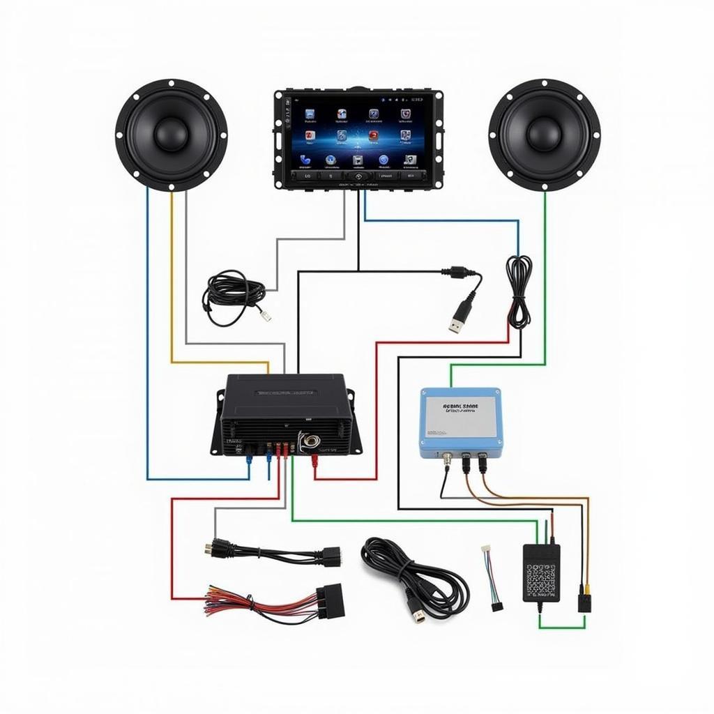 2006 BMW X5 4.8is Sound System Components Diagram