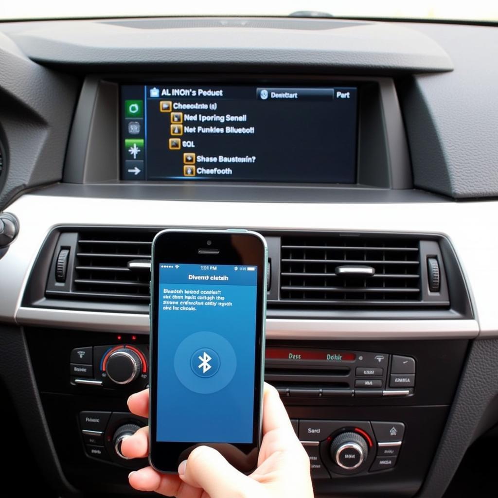 2007 BMW iDrive Bluetooth Audio Pairing Process: Connecting a Smartphone to the Car's System