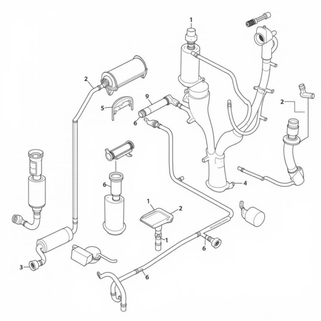 2008 BMW M3 Exhaust System Diagram