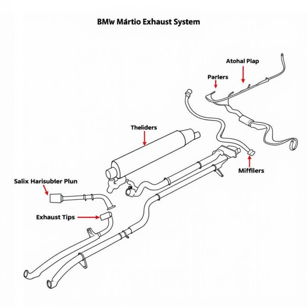 2008 BMW M6 Exhaust System Diagram