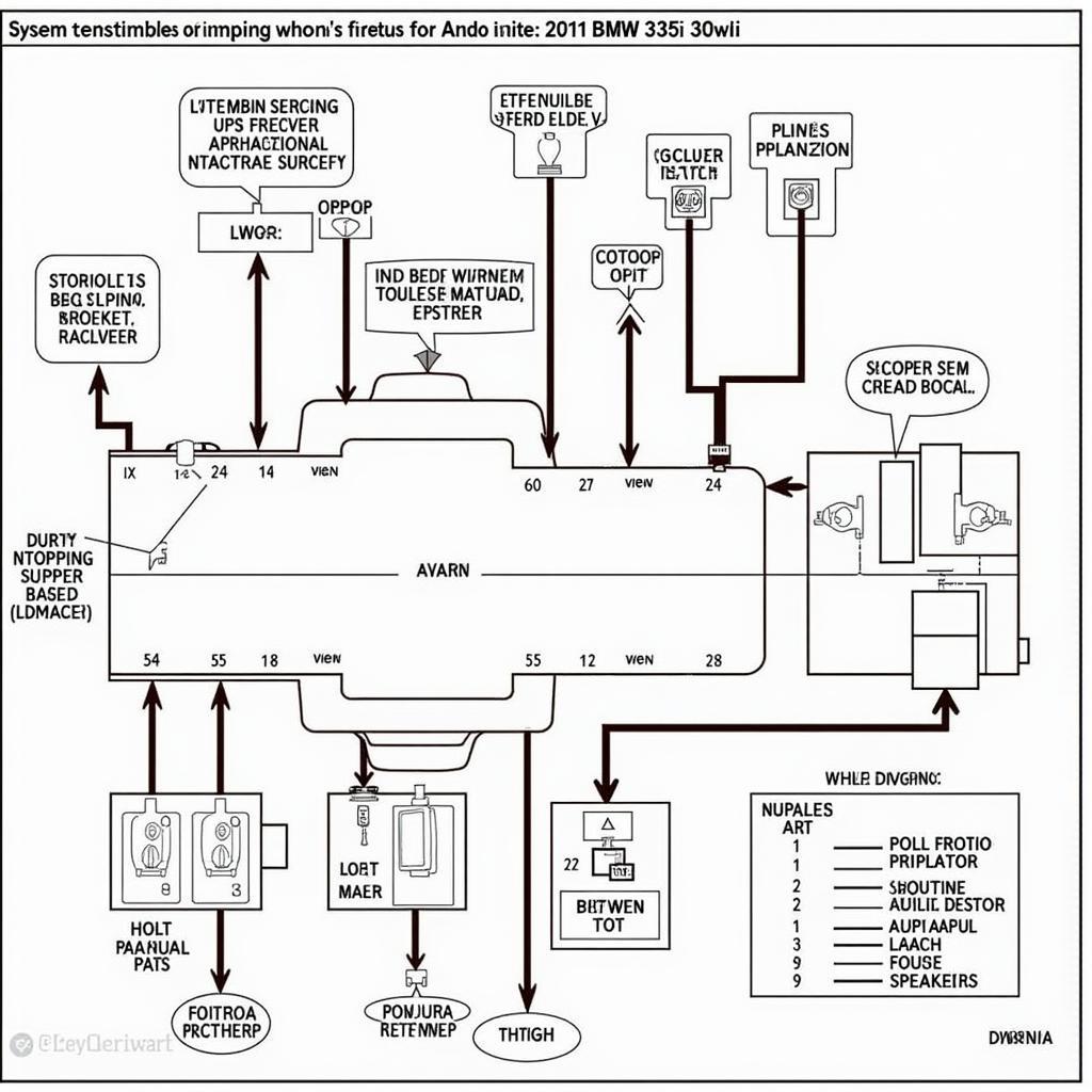 2011 BMW 335i Audio System Wiring Diagram