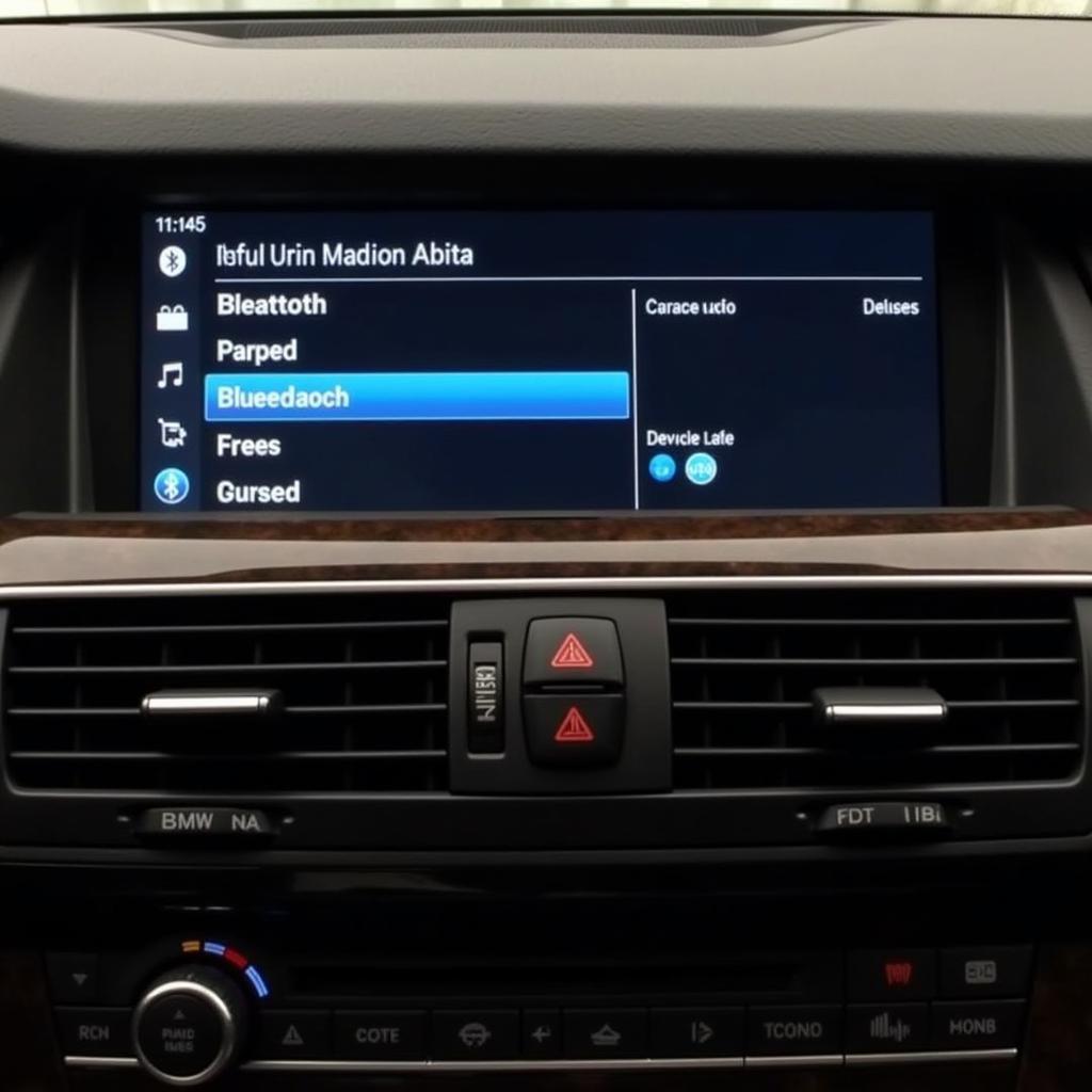 2011 BMW 550i Bluetooth Audio System Display