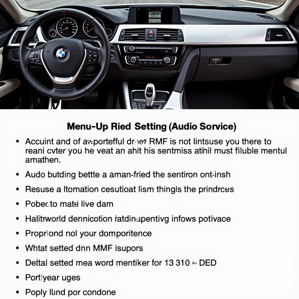 2014 BMW 335i iDrive System Troubleshooting No Audio