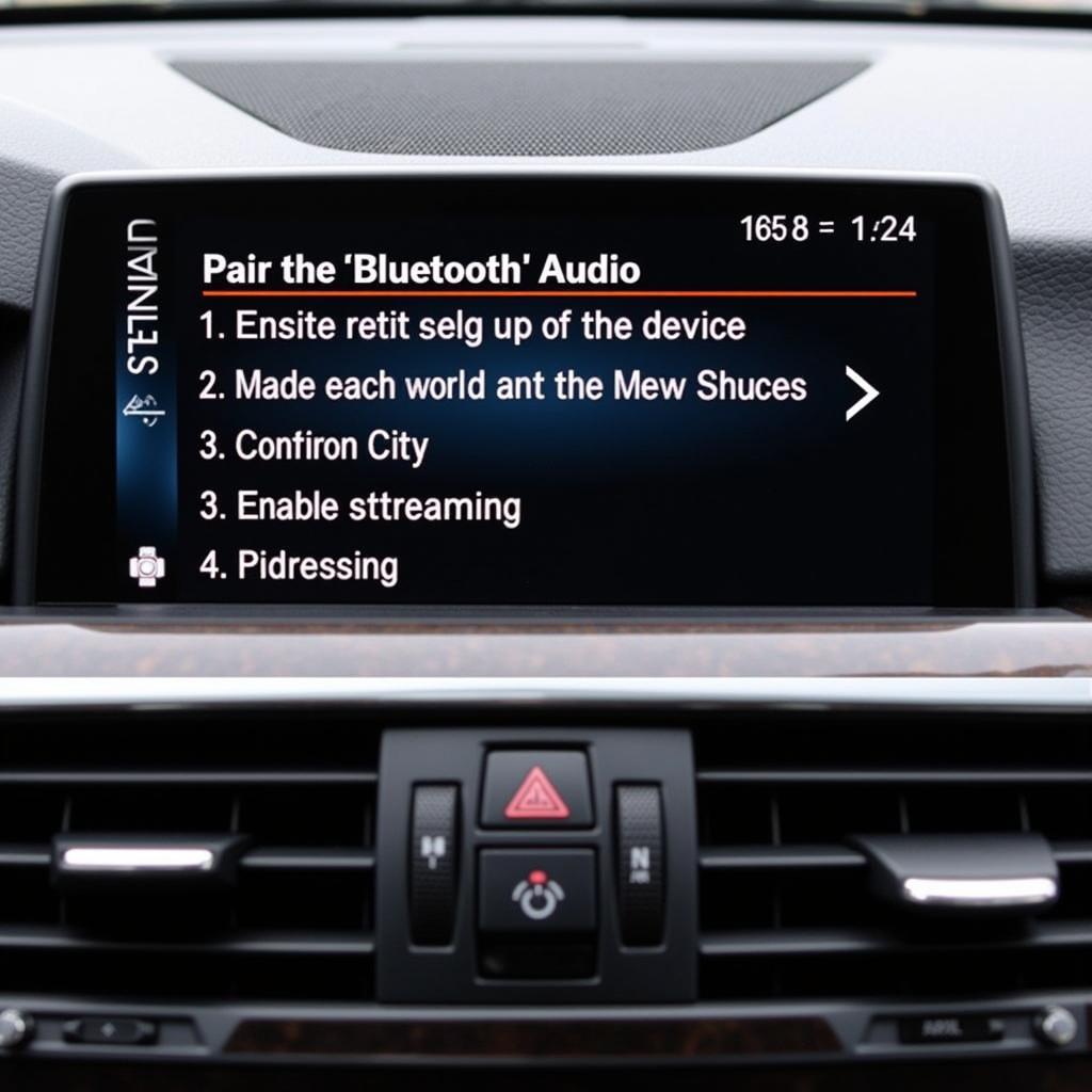 2014 BMW iDrive System Bluetooth Audio Menu Navigation