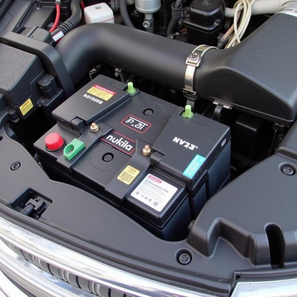 2014 Buick Lacrosse Battery Location in the Engine Bay