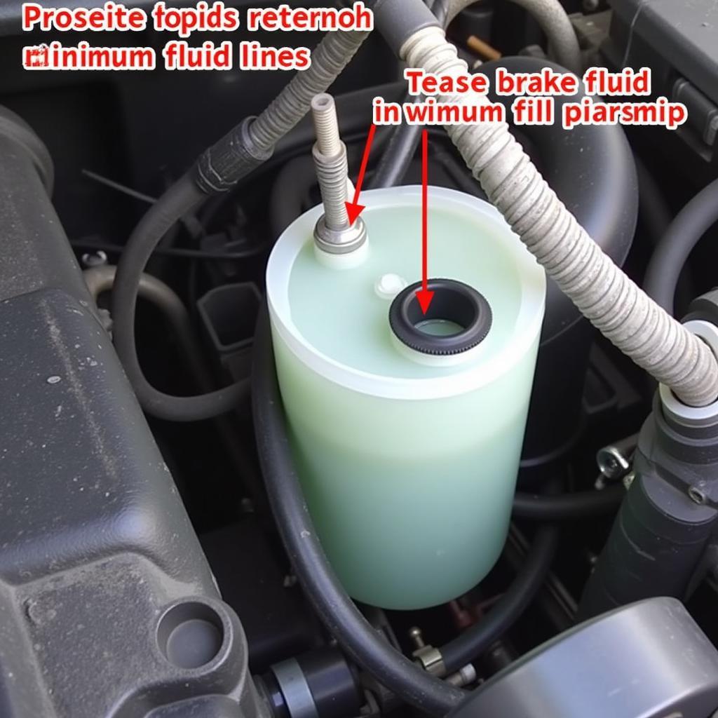 Checking Brake Fluid Level in 2014 Ford E-350