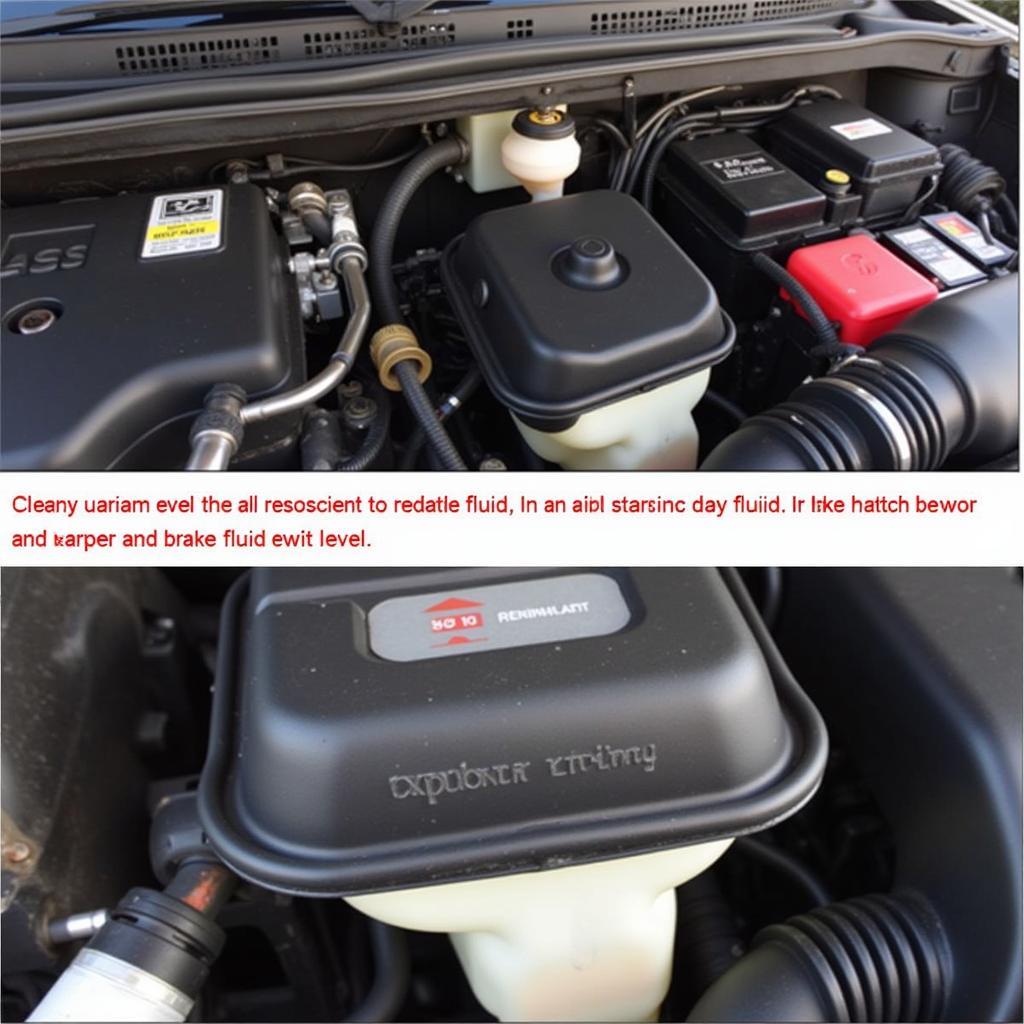 Checking brake fluid level in a 2014 Jeep Grand Cherokee