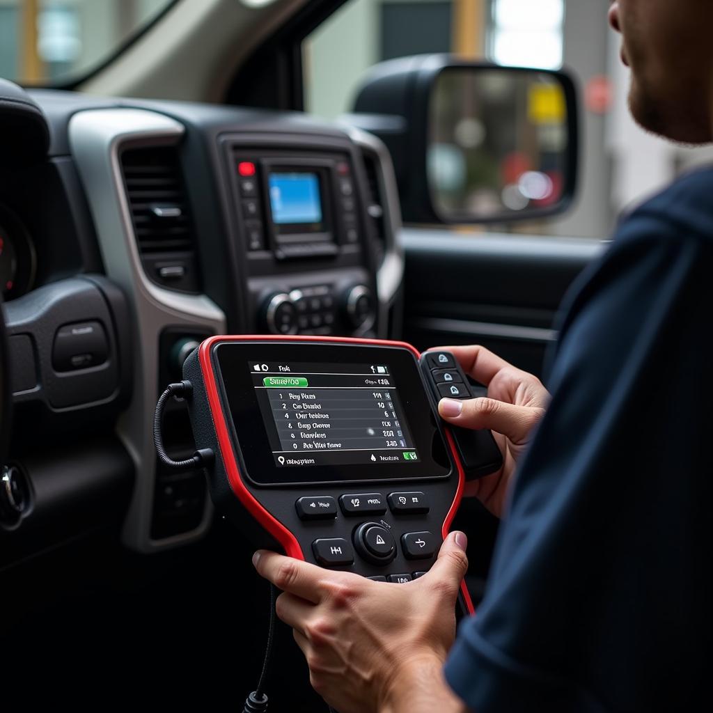 Diagnostic Scan of a 2015 Dodge Ram 1500's Electrical System