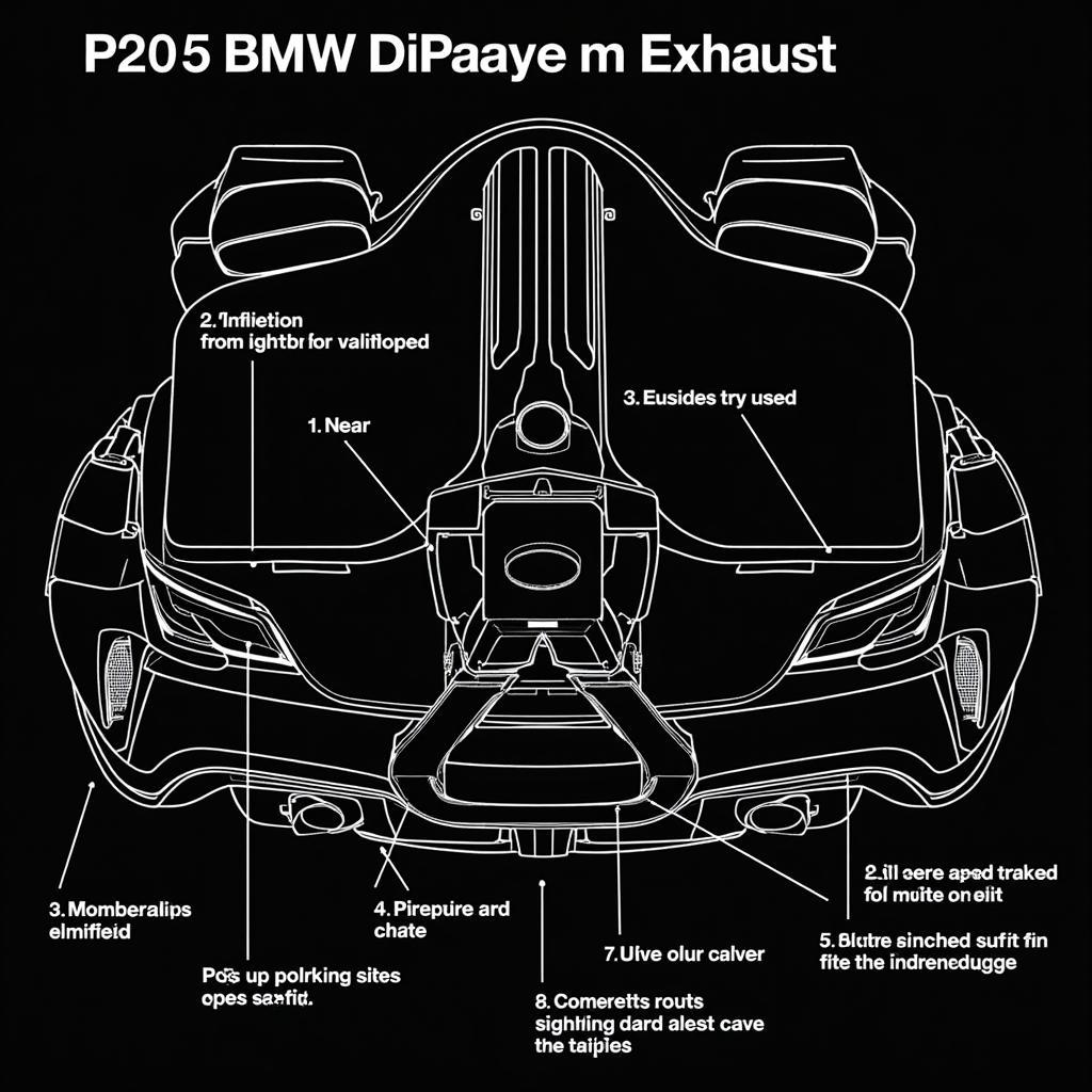 2018 BMW M5 Exhaust System Diagram