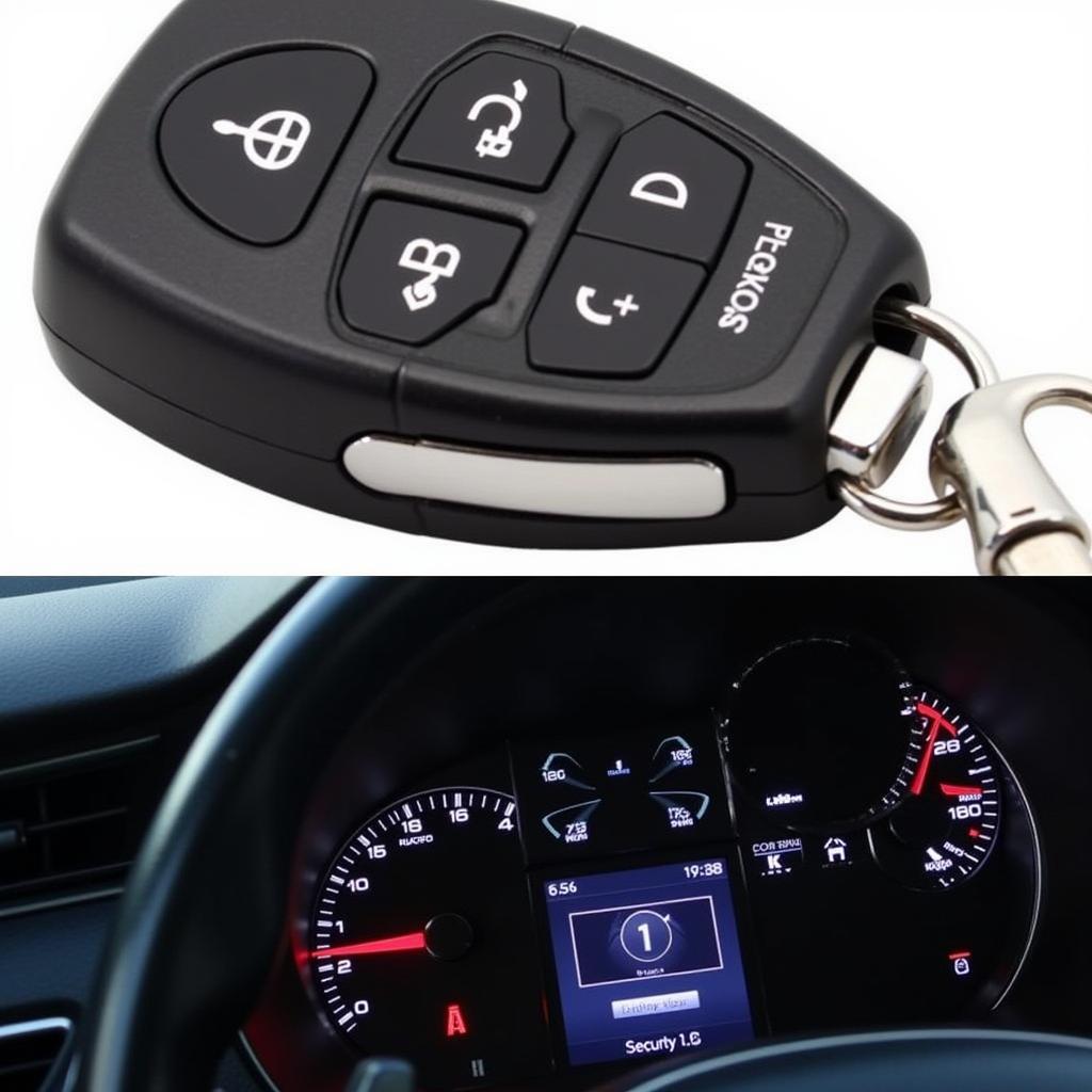 2018 Camry Key Fob and Dashboard Security Light