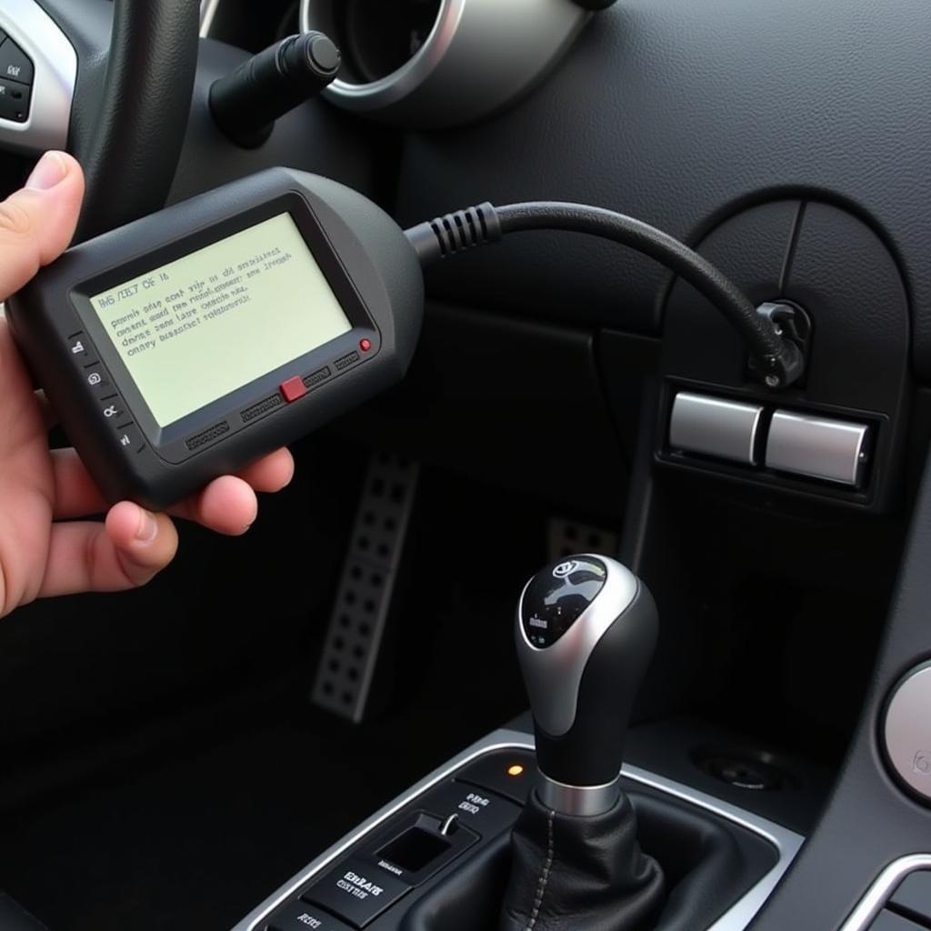 Using an OBD-II Scanner on a Nissan 350z