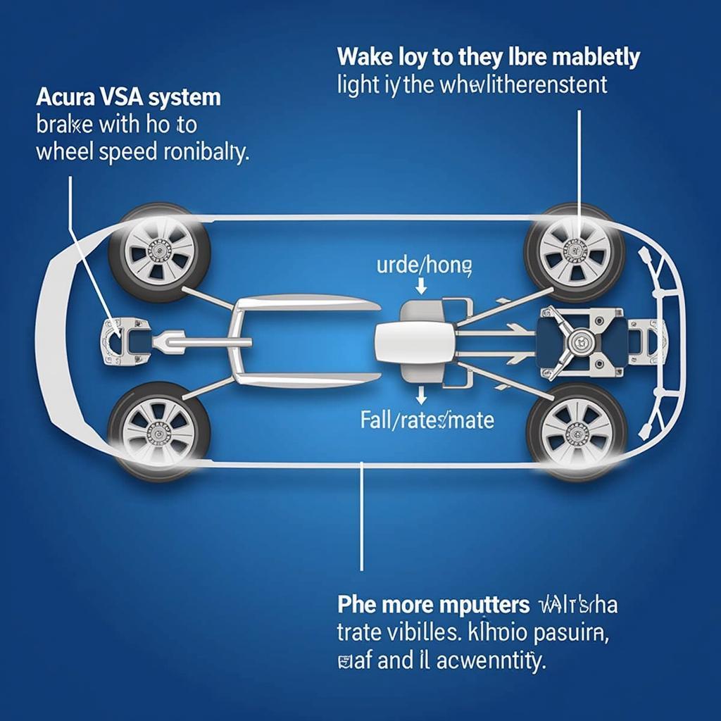 Acura VSA System Components Diagram