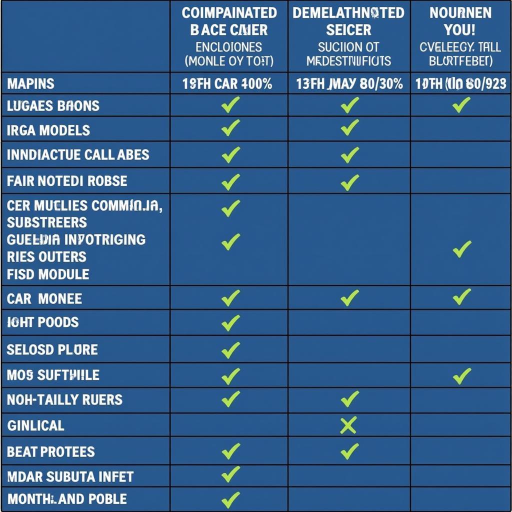 Comparison of Alternative Diagnostic Software Options