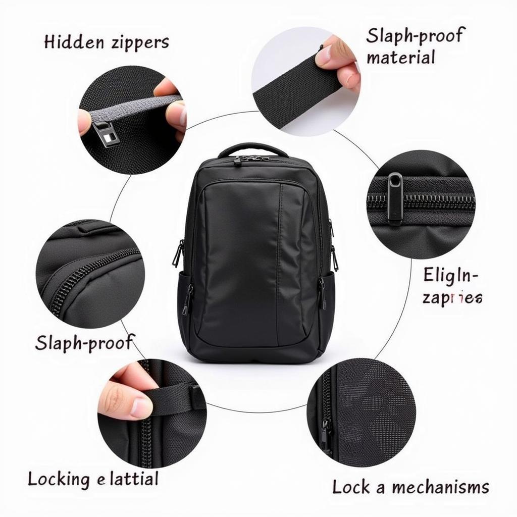 Anti-Theft Backpack Key Features