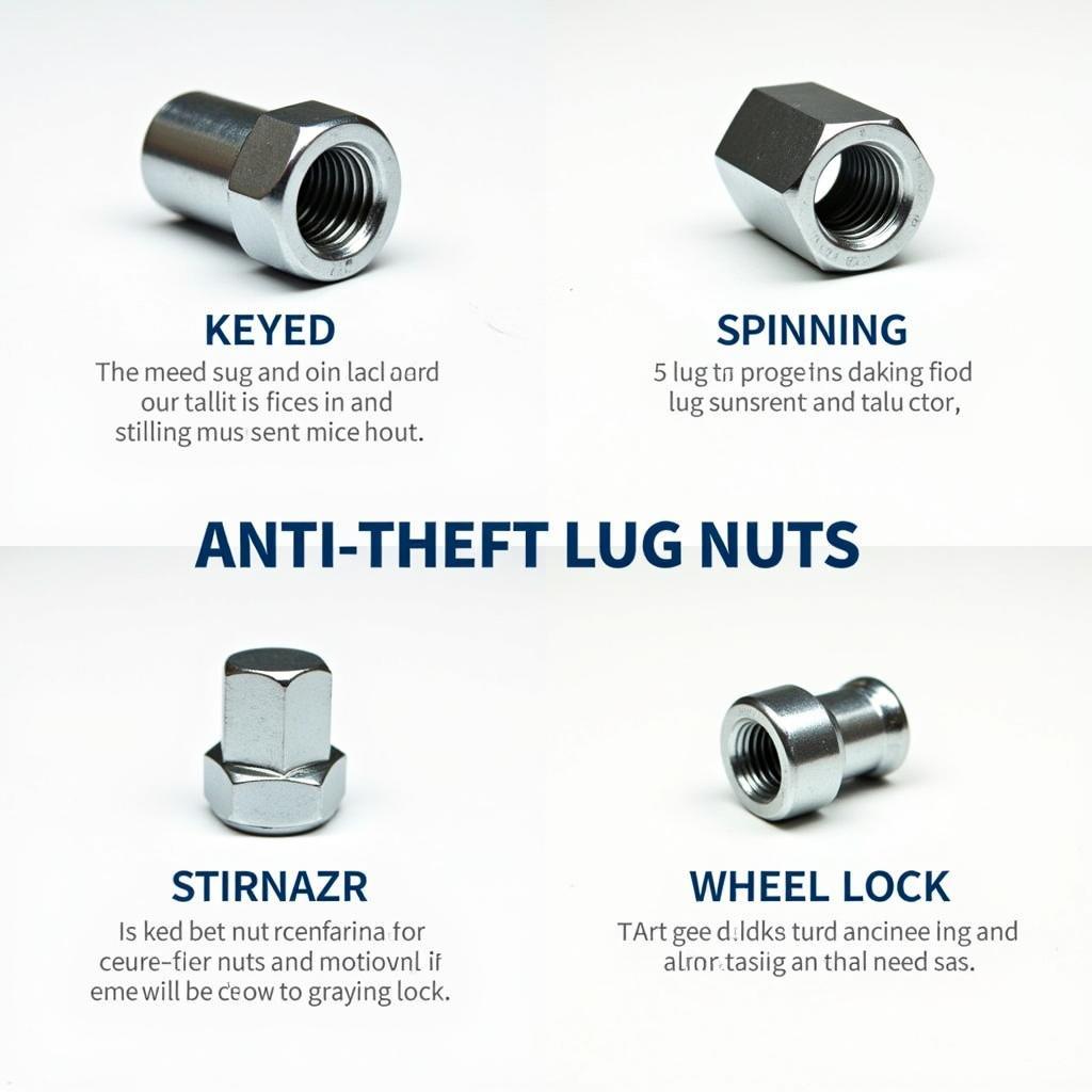 Different Types of Anti-theft Lug Nuts