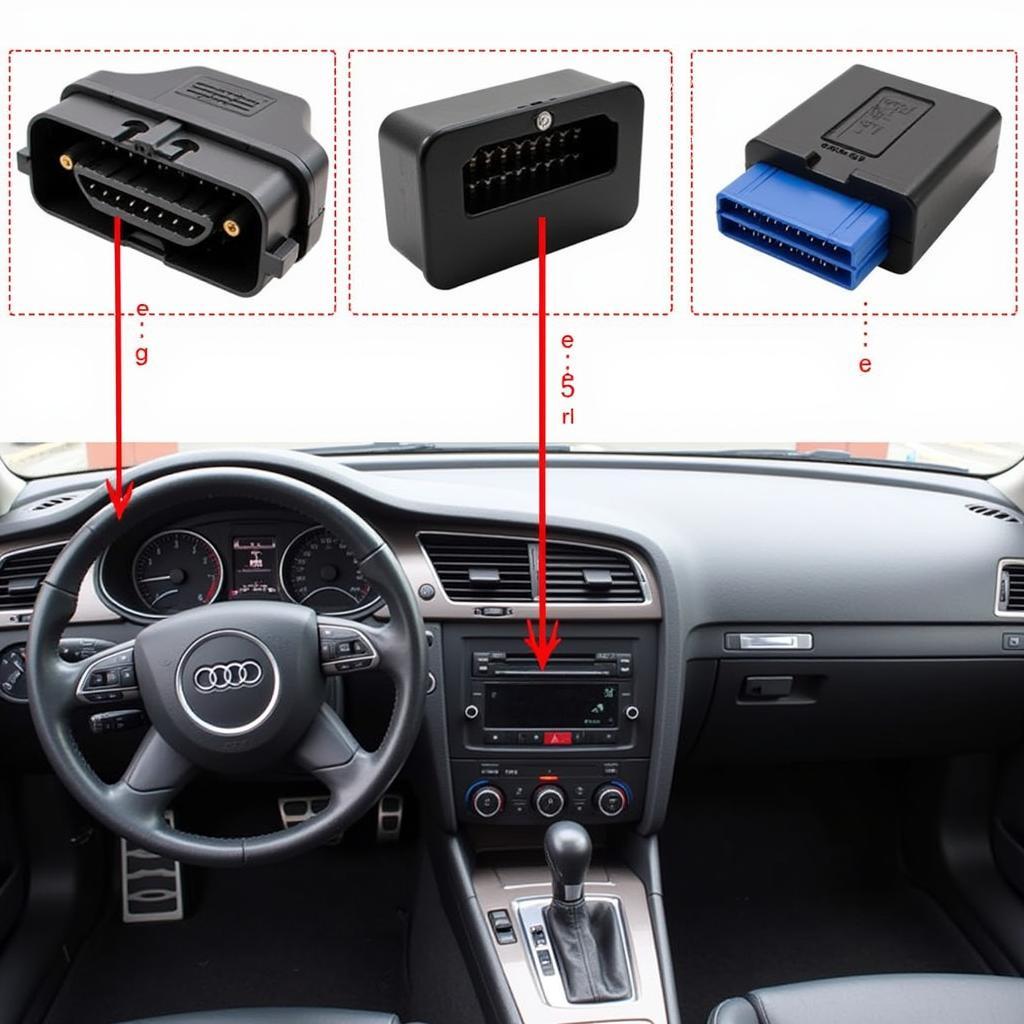 Locating the OBD-II Port on an Audi A4 B8