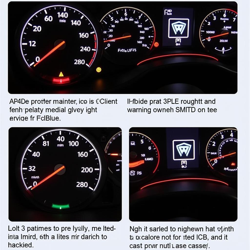 Audi A6 AdBlue Warning Light Display