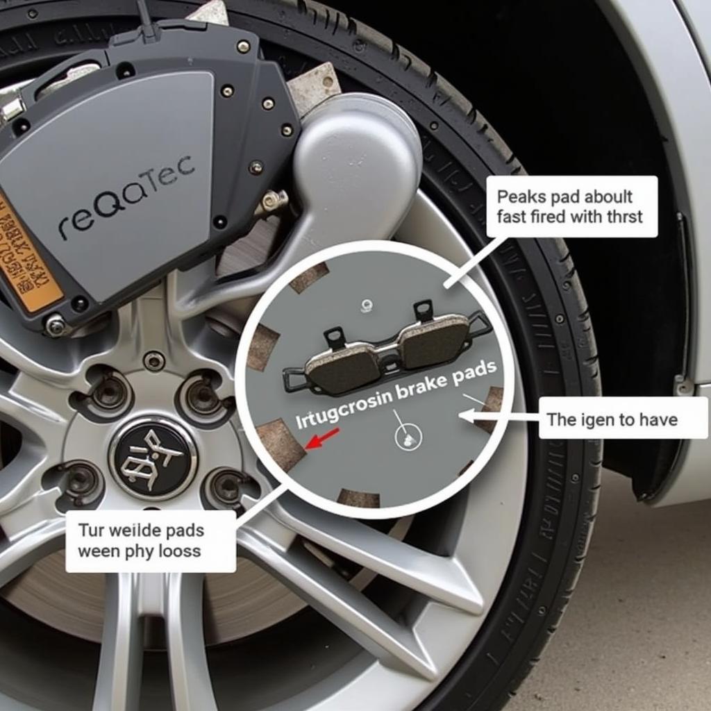 Audi Q7 Brake Pad Inspection