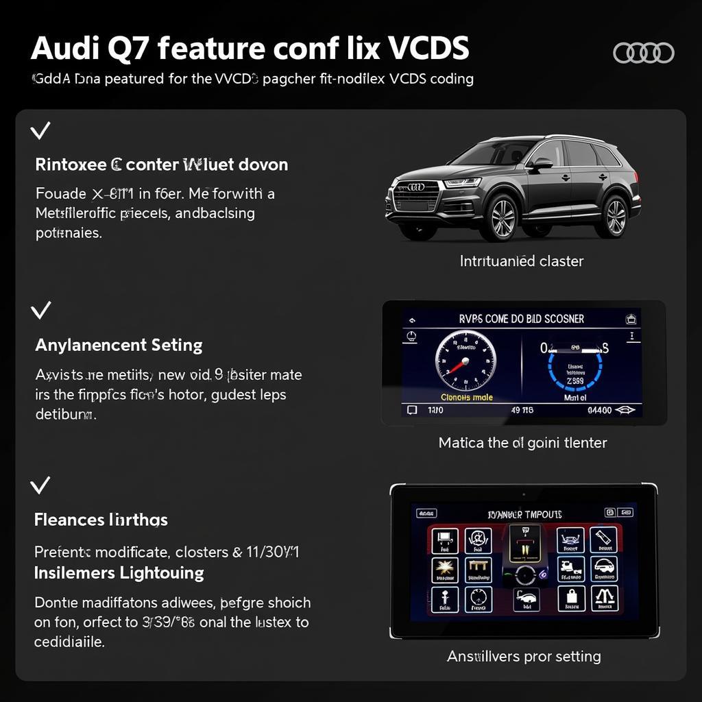 Examples of Audi Q7 VCDS Coding Modifications