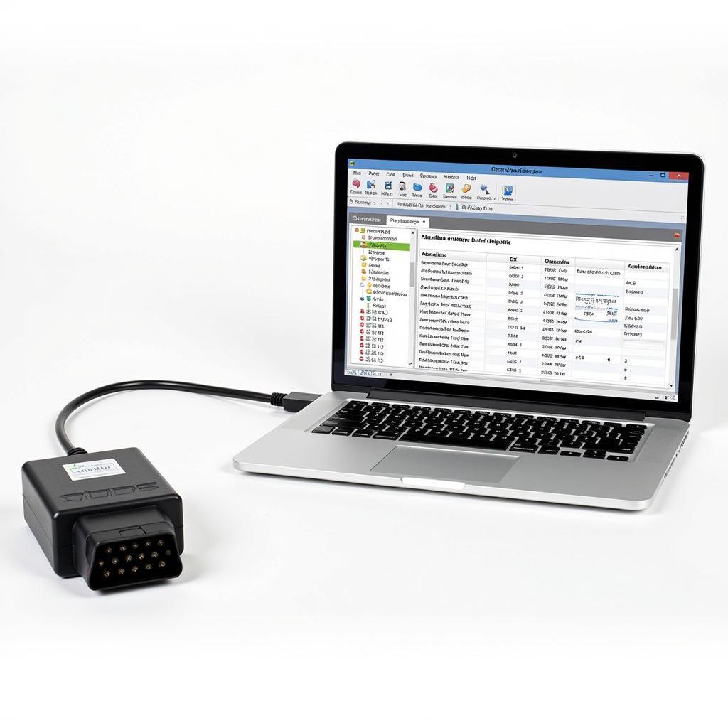 Audi VCDS Diagnostic Interface in Use