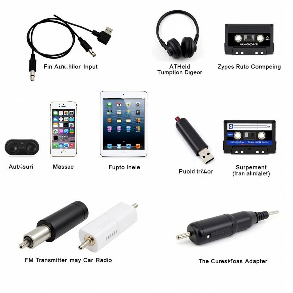 Various Bluetooth Adapters for Car Radios