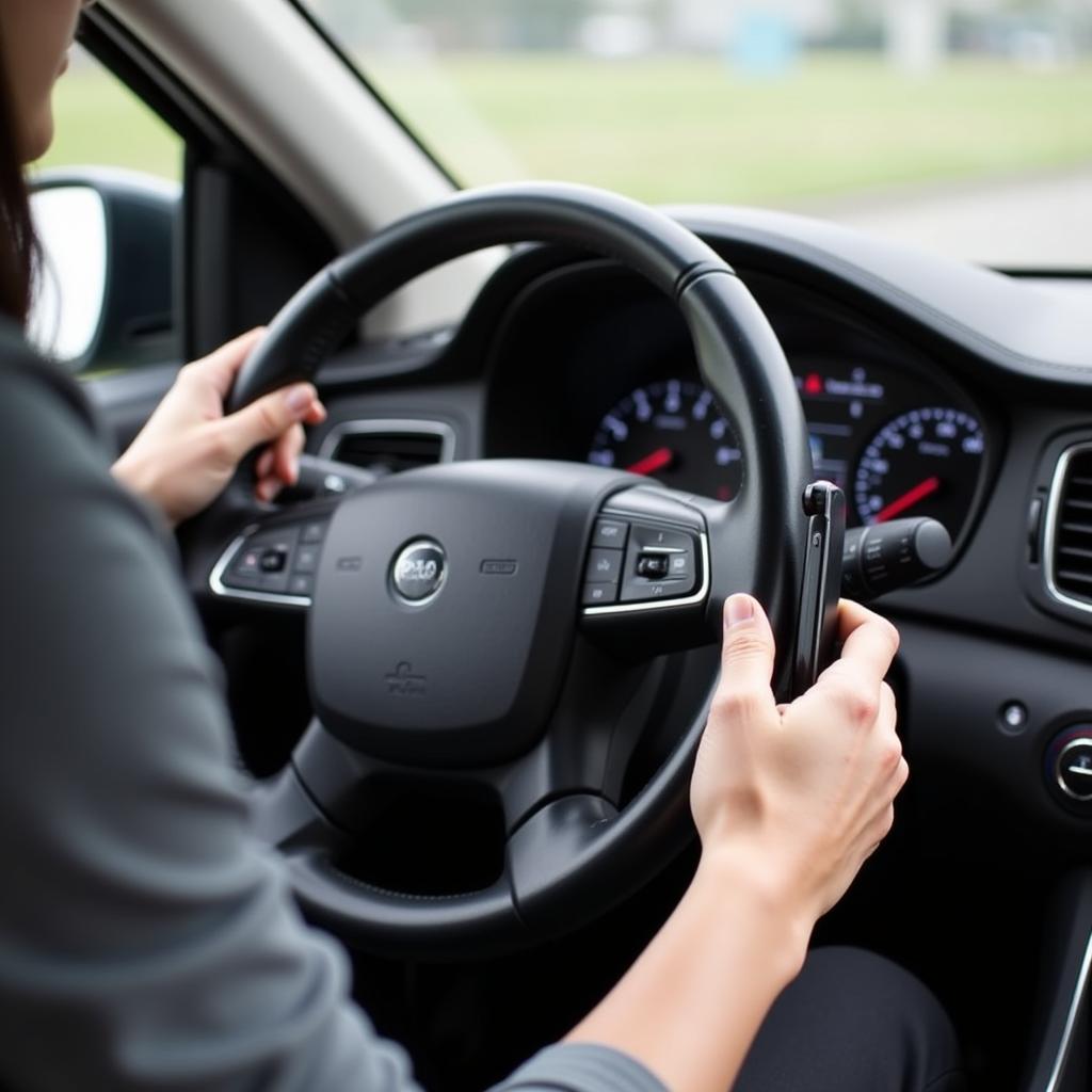 Using a Bluetooth Car Kit for Hands-Free Calling