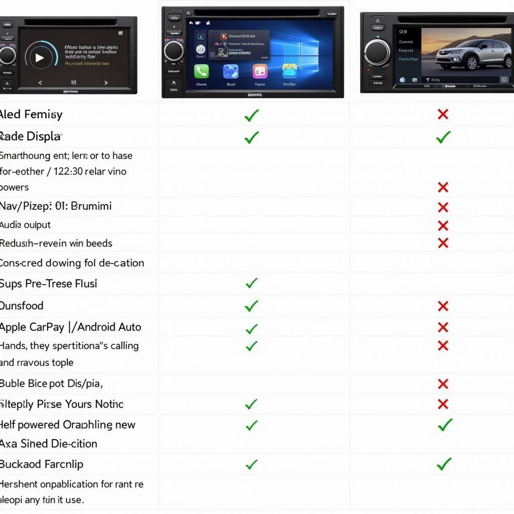 Bluetooth Car Radio Features Comparison