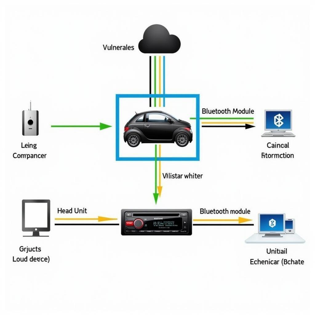 Diagram of a Bluetooth Car Radio Hack