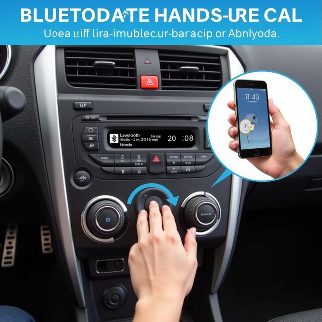 Bluetooth Car Radio Hands-Free Calling