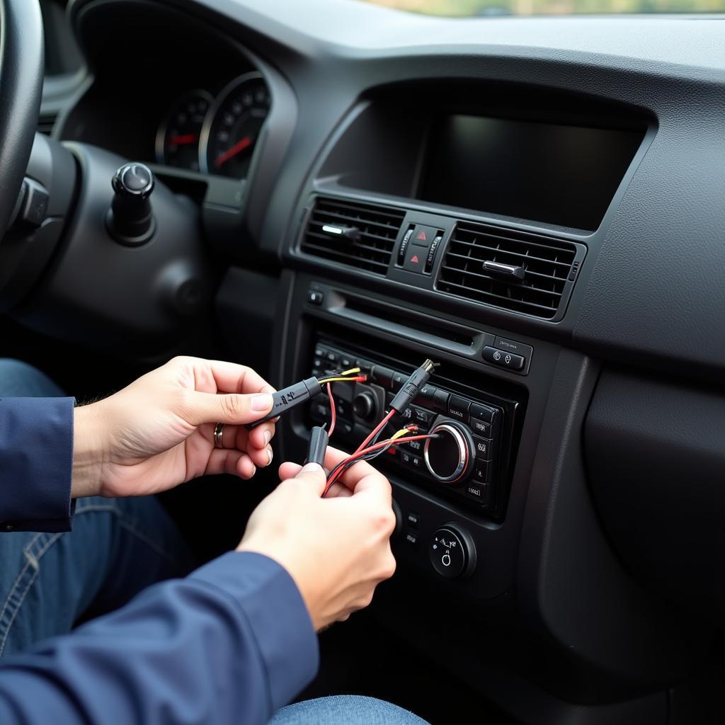 Installing a Bluetooth Car Radio in a Dashboard