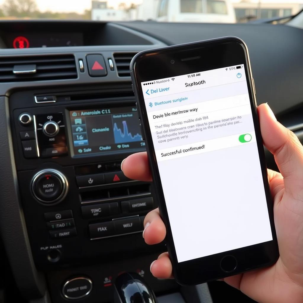 Bluetooth Car Radio Pairing with Smartphone