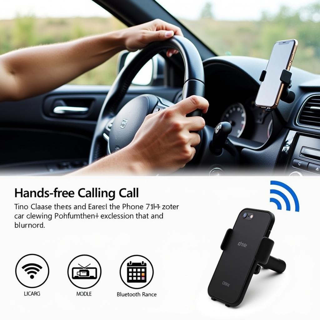 Bluetooth Car Receiver for Hands-Free Calling