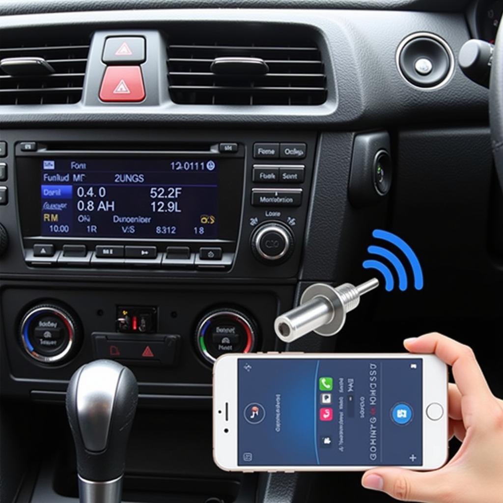 Bluetooth FM Transmitter in Car