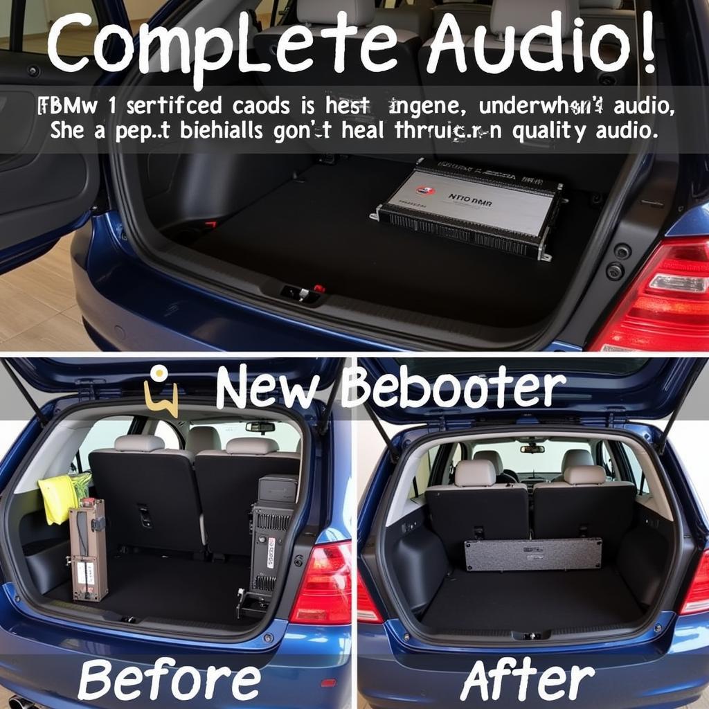 BMW 1 Series Complete Audio Upgrade:  Premium Sound Quality