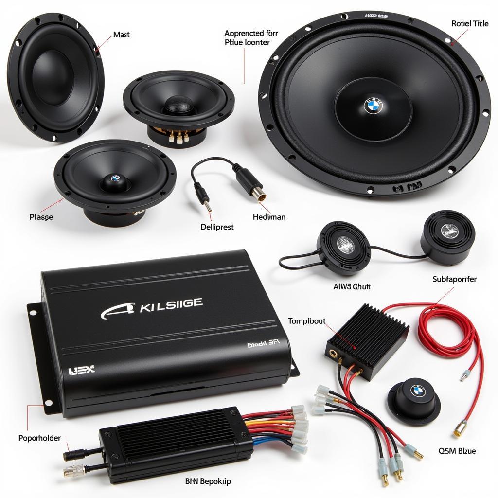 BMW 135i Audio Upgrade Components