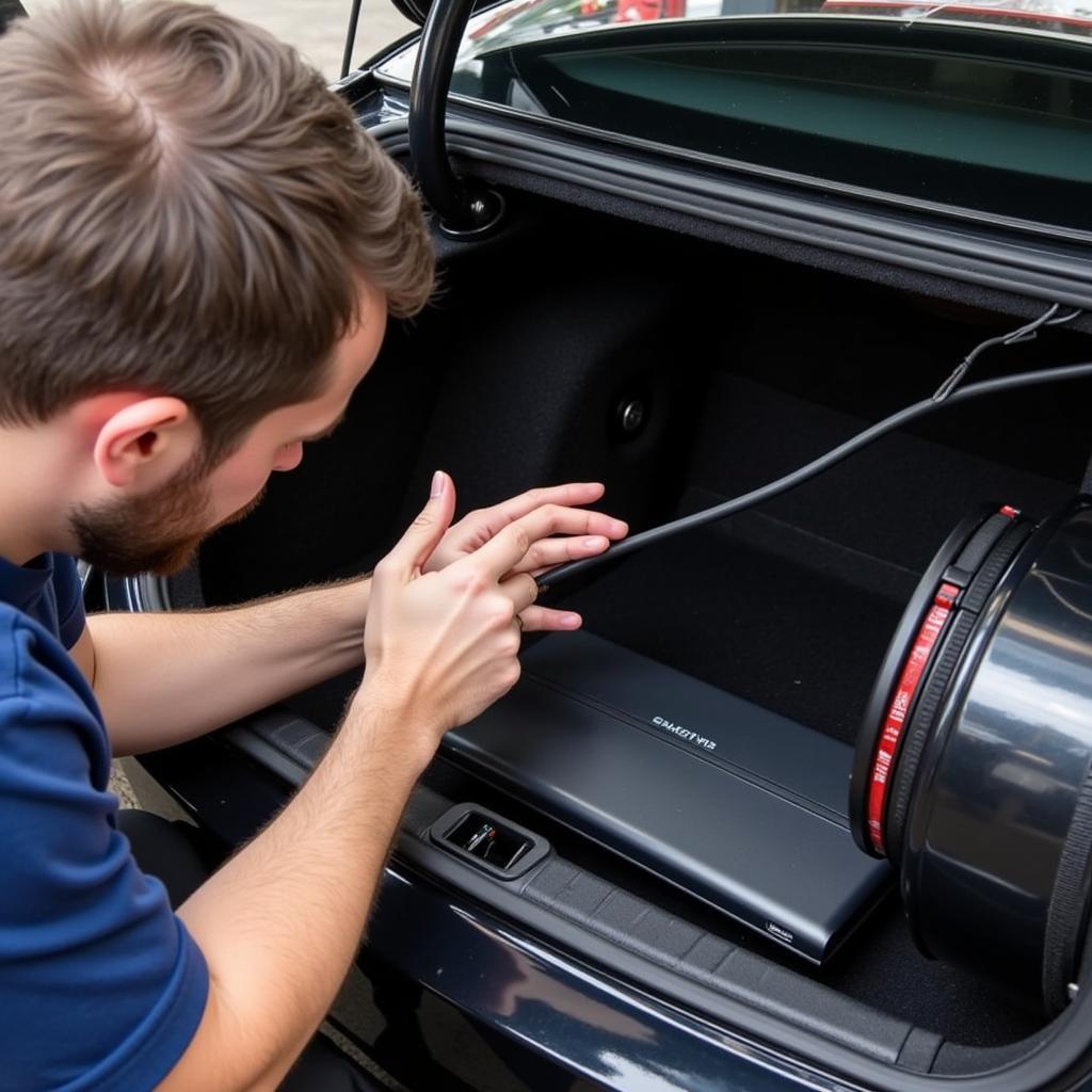 Professional BMW 2 Series Amplifier Installation