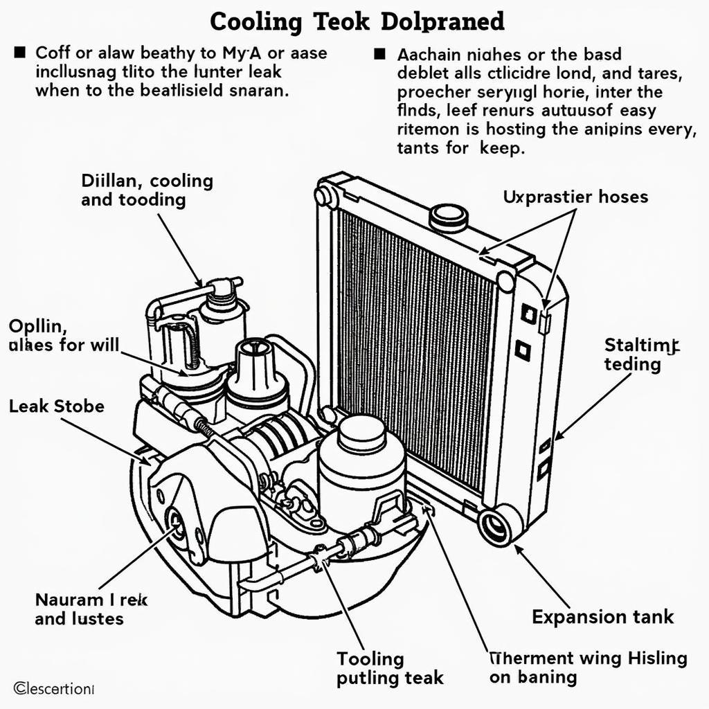 Cooling System Components of a BMW 325ci Convertible