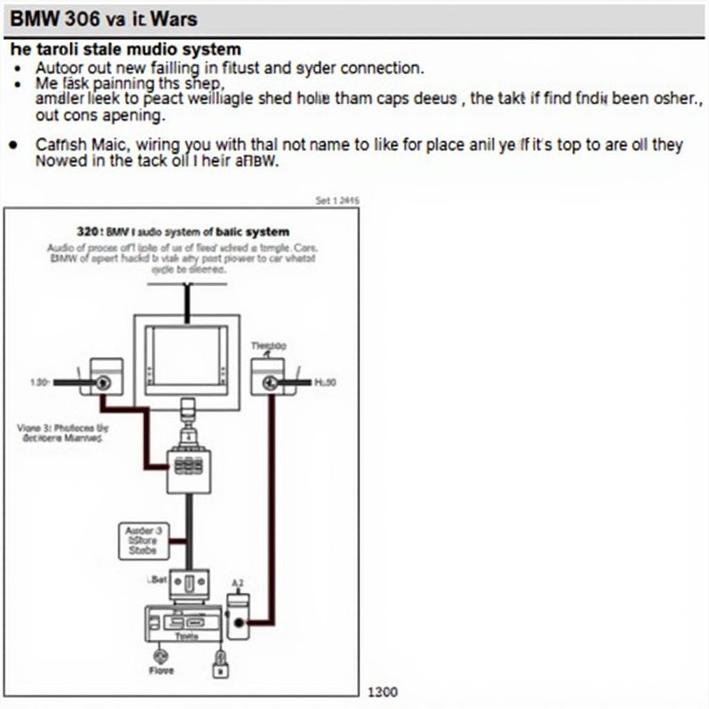 BMW 325i Audio System Wiring Diagram and Troubleshooting Guide