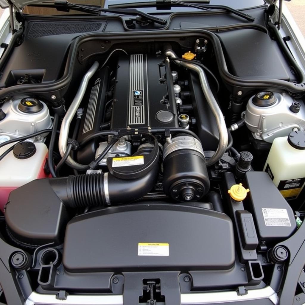 BMW 328i Engine Compartment Overview