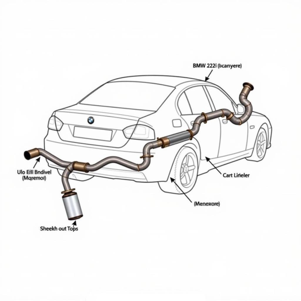 BMW 328i Exhaust System Diagram