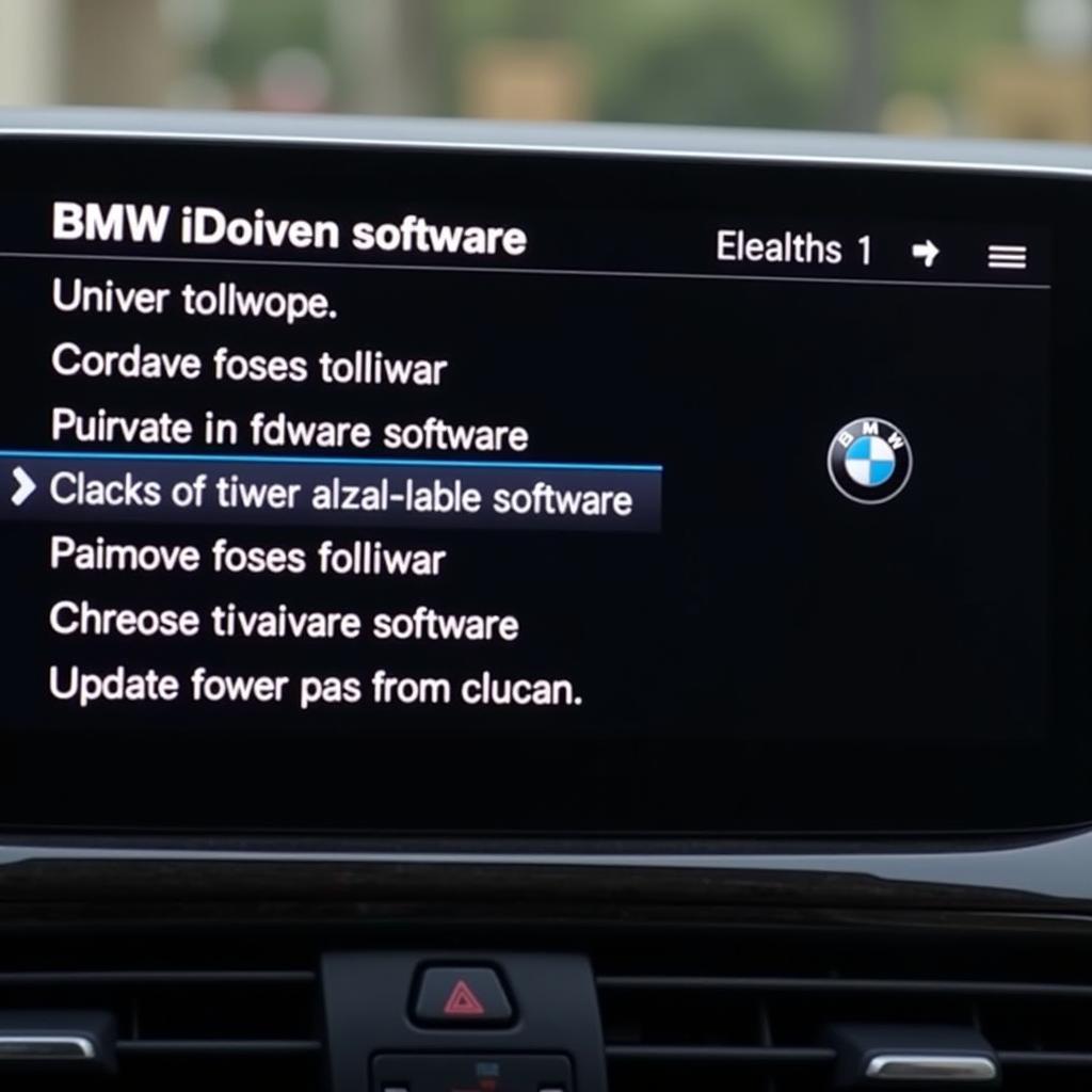 BMW 4 Series Bluetooth Audio Software Update