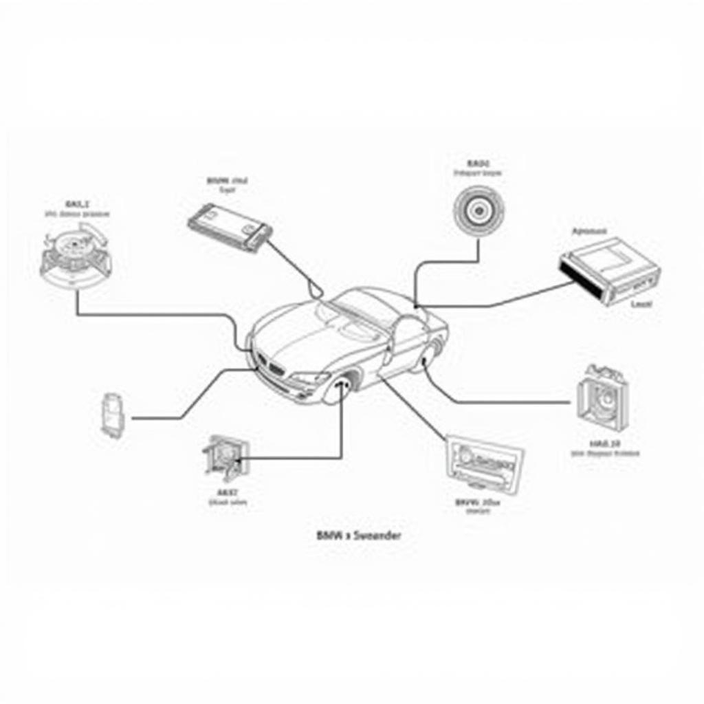 BMW 5 Series Audio System Components