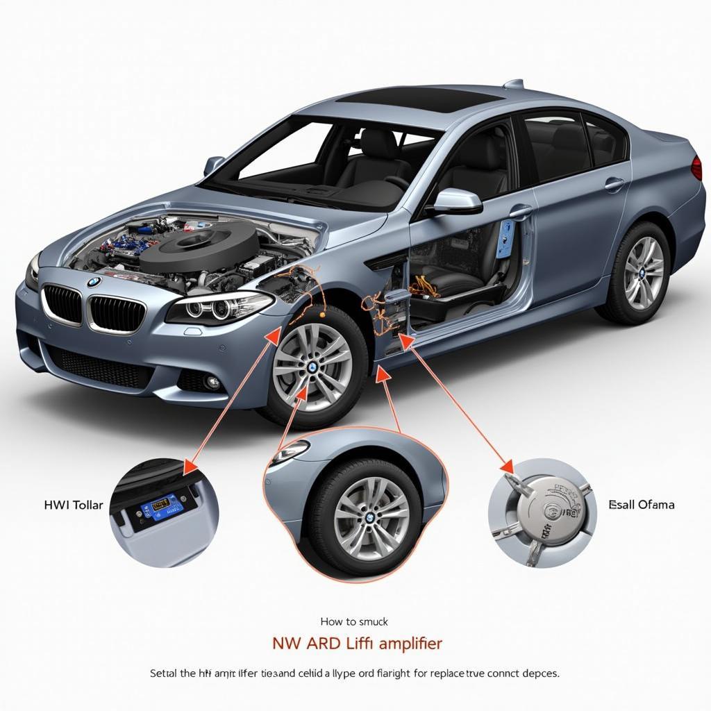 BMW 5 Series HiFi Amplifier Location