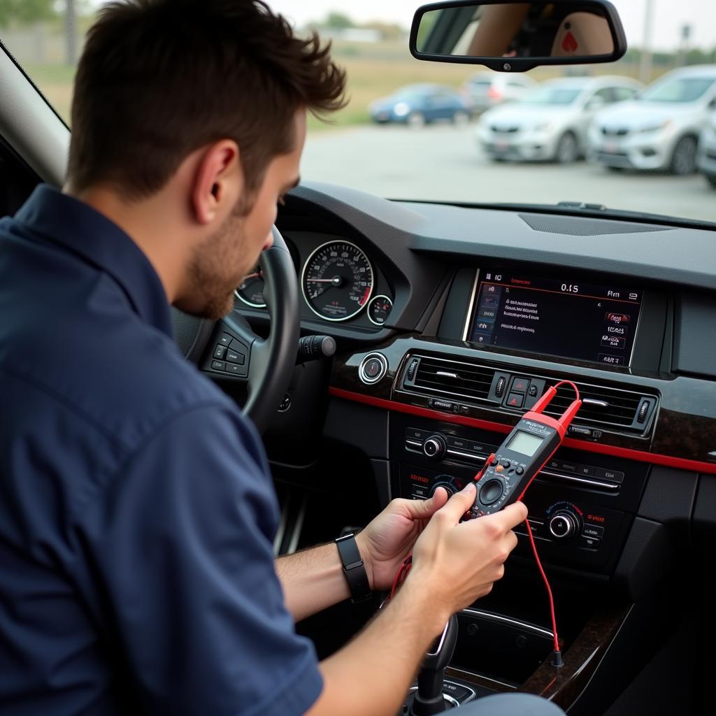 BMW 528i Sound System Repair