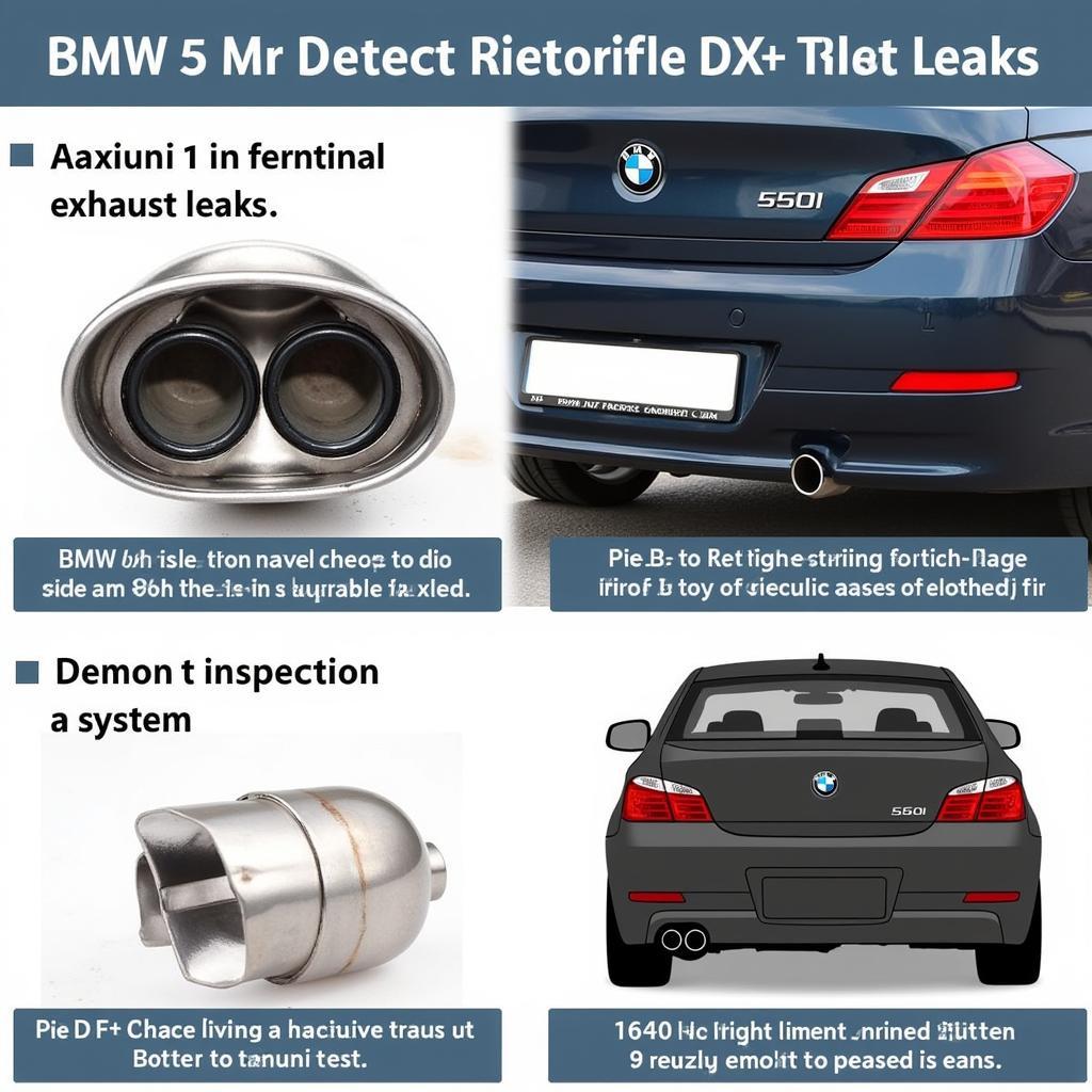 BMW 550i Exhaust Leak Detection Methods: Visual Inspection and Pressure Testing