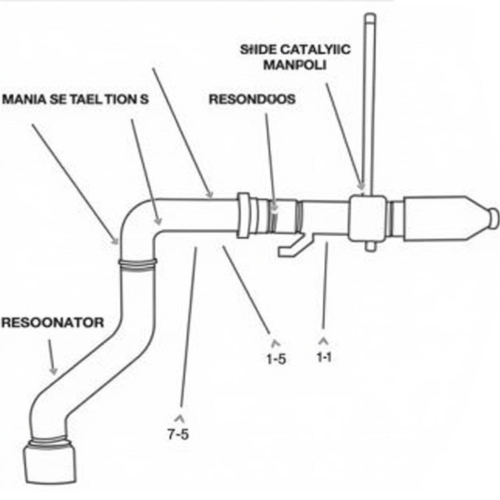 BMW 645Ci Exhaust System Diagram