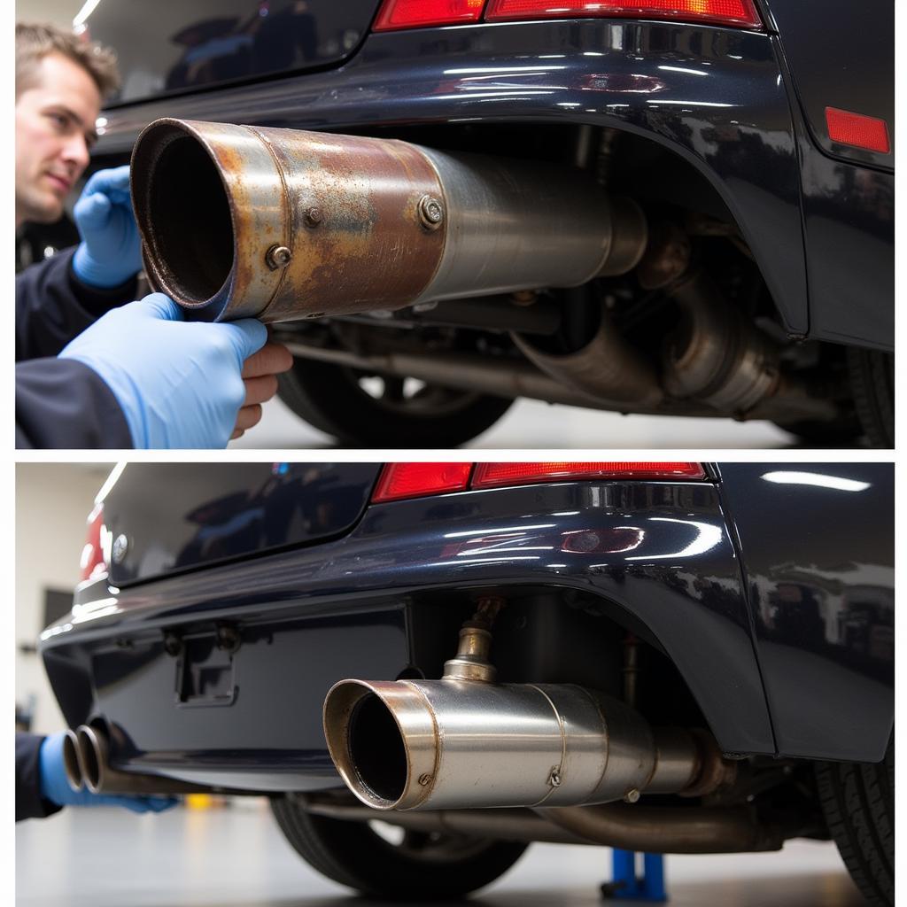 BMW 650i Muffler Replacement