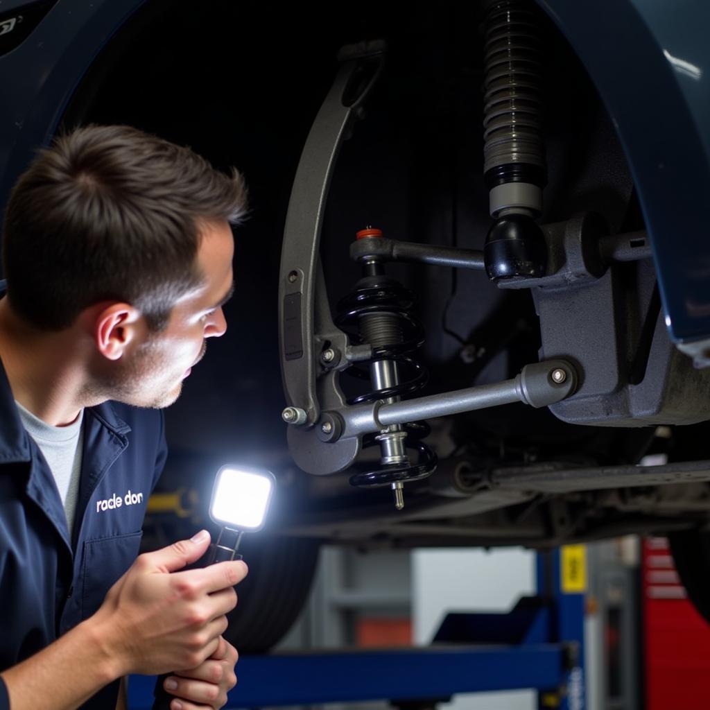 BMW 650i Suspension Inspection