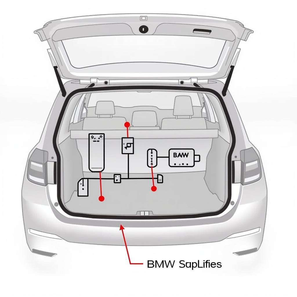 BMW Amplifier Location